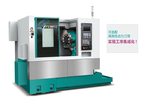 Torno CNC di precisione industriale FX580 6000 giri al minuto Materiale in acciaio 2 assi