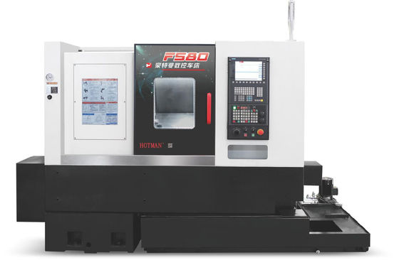 Macchina a tornio CNC per taglio pesante con sedile posteriore servoprogrammabile e mandrino motorizzato