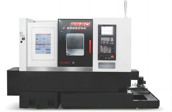 Torno CNC di precisione F580 Taglio pesante e servo programmabile Fuso motorizzato posteriore