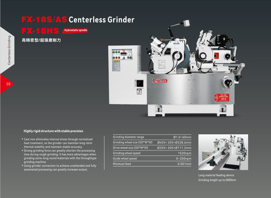 Giappone Sistema di circuito Fuji attrezzature di rettifica cilindrica per rettifica 10000-50000h Vita della rotaia di rettifica Fuso