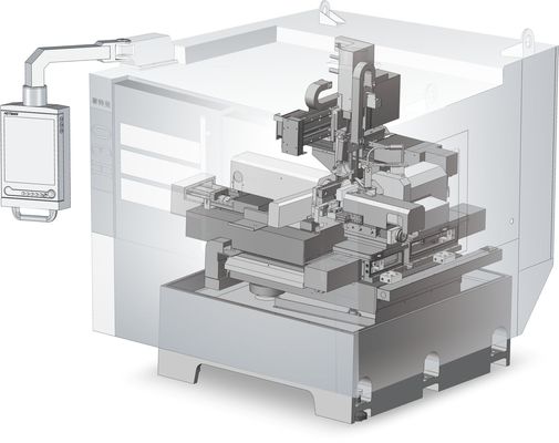 Hotman quattro assi segmento passo verso il basso macchine di rettifica precisione macchine di rettifica