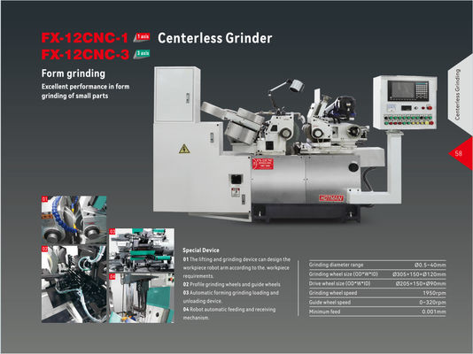 1950RPM velocità della ruota di rottura macchina di rottura senza centro automatizzata per la rottura di precisione